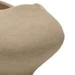 VERAE ΒΑΖΟ 26x26x20cm ΚΕΡΑΜΙΚΟ ΜΠΕΖ 034788 - Image 3