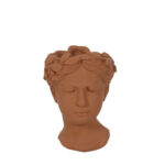 CEM ΒΑΖΟ 15.5x14.5x21.5cm CEMENT TERRACOTTA 034822 - Image 2