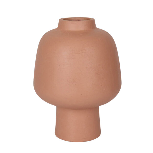 LINK ΒΑΖΟ 32x32x43cm MgO TERRACOTTA 034826 - Image 2