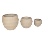 FLORRA ΚΑΣΠΩ SET 3ΤΜΧ 54.3x54.3x47.5cm MgO ΜΠΕΖ 034844 - Image 3