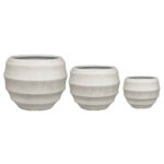 FLORRA ΚΑΣΠΩ SET 3ΤΜΧ 54.3x54.3x47.5cm MgO ΛΕΥΚΟ 034848 - Image 3