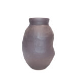 NEROA ΒΑΖΟ 20x20x31cm ΓΥΑΛΙ ΚΑΦΕ 035145 - Image 2