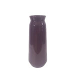 MARONA ΒΑΖΟ 10x10x26cm ΓΥΑΛΙ ΜΩΒ 035162 - Image 2