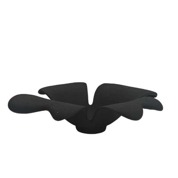 FLORA ΠΙΑΤΕΛΑ 32x29x10cm ΑΛΟΥΜΙΝΙΟ ΜΑΥΡΟ 035230 - Image 2