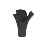 FLOWRA ΒΑΖΟ 30x29x41cm ΑΛΟΥΜΙΝΙΟ ΜΑΥΡΟ 035234 - Image 2