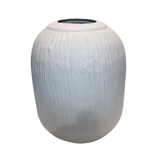 IVORA ΒΑΖΟ 29.5x29.5x40cm ΑΛΟΥΜΙΝΙΟ OFF WHITE 035235 - Image 2