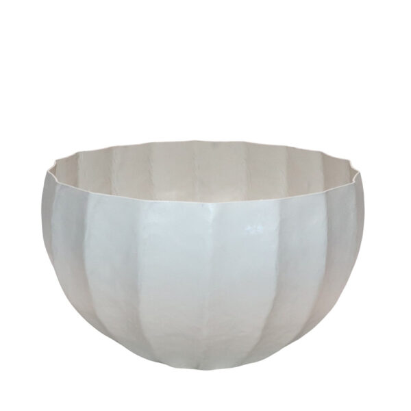 IVELLA ΒΑΖΟ 30x30x18cm ΑΛΟΥΜΙΝΙΟ OFF WHITE 035237 - Image 2