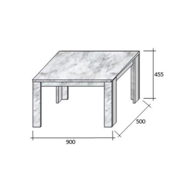 MAGNUM 90 COFFEE TABLE SONOMA 90x50x45.5 04-0474 - Image 6