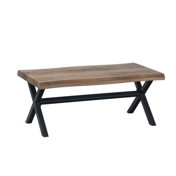 BRICK COFFEE TABLE ΚΑΡΥΔΙ ΜΑΥΡΟ 110x60x45 04-0564 - Image 3