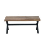 BRICK COFFEE TABLE ΚΑΡΥΔΙ ΜΑΥΡΟ 110x60x45 04-0564 - Image 4