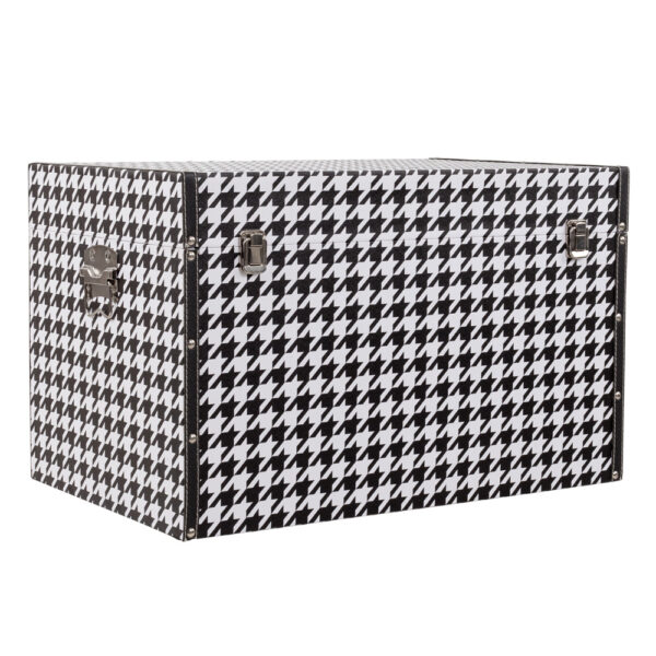 FERRE ΜΠΑΟΥΛΑ SET 4ΤΕΜ ΜΑΥΡΟ ΛΕΥΚΟ 64x40x40 04-0591 - Image 8