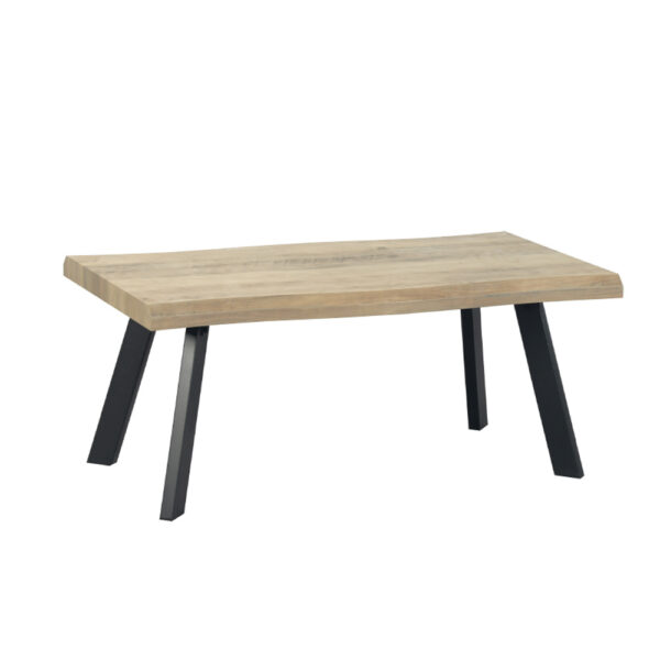BRICK-URBAN COFFEE TABLE ΦΥΣΙΚΟ ΜΑΥΡΟ 110x60x45cm 04-0594 - Image 4