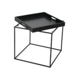 BUTLER SIDE TABLE ΜΑΥΡΟ 45x45x45cm 04-0808 - Image 4