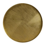 TOTALE COFFEE TABLE SET 2ΤΕΜ BRASS ANTIQUE ΜΑΥΡΟ 76x76x43.5 04-0877 - Image 8