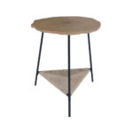 TREE SIDE TABLE ΦΥΣΙΚΟ ΜΑΥΡΟ 46x46x52 04-0964 - Image 8