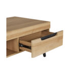 GRIF COFFEE TABLE 2ΣΥΡΤΑΡΙΑ ΦΥΣΙΚΟ ΜΑΥΡΟ 107x67x46 04-1008 - Image 8