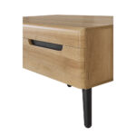 GRIF COFFEE TABLE 2ΣΥΡΤΑΡΙΑ ΦΥΣΙΚΟ ΜΑΥΡΟ 107x67x46 04-1008 - Image 9