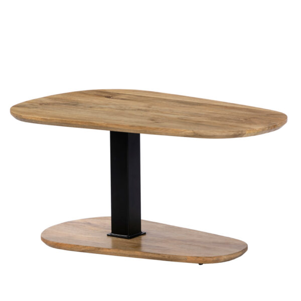 LEVEL COFFEE TABLE ΦΥΣΙΚΟ ΜΑΥΡΟ 95x65x48 04-1048 - Image 6