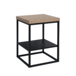 ALE SIDE TABLE SONOMA ΜΑΥΡΟ OAK ΜΑΥΡΟ 45x45x60 04-1061 - Image 2