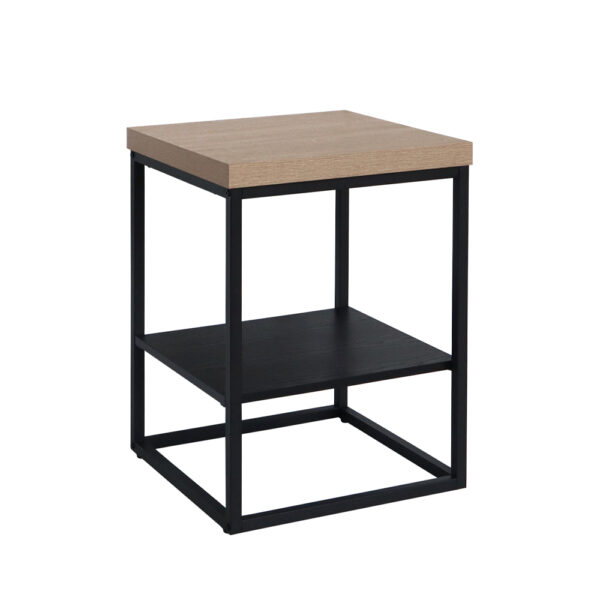ALE SIDE TABLE SONOMA ΜΑΥΡΟ OAK ΜΑΥΡΟ 45x45x60 04-1061 - Image 2