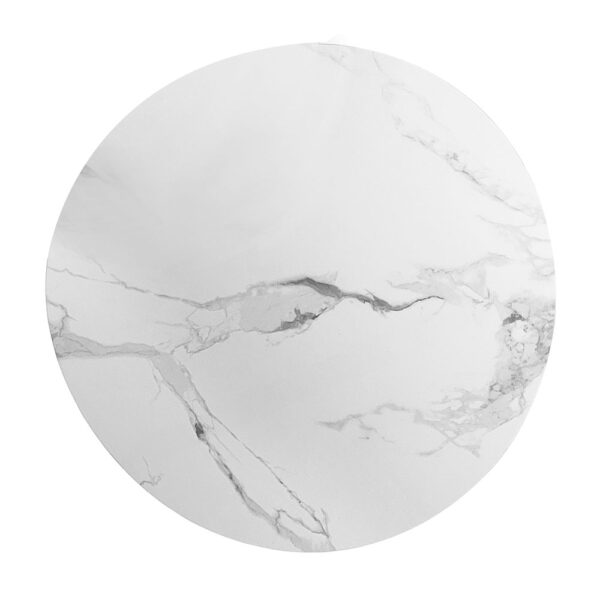 KAIA COFFEE TABLE SET 2ΤΕΜ ΛΕΥΚΟ ΜΑΥΡΟ 70x70x40cm 04-1062 - Image 2