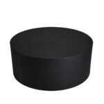 TUBE COFFEE TABLE ΜΑΥΡΟ 100x100x41cm 04-1104
