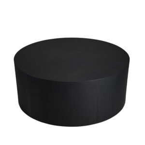 TUBE COFFEE TABLE ΜΑΥΡΟ 100x100x41cm 04-1104