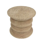 RIBBONS SIDE TABLE ΦΥΣΙΚΟ 59x59x53 04-1166 - Image 2