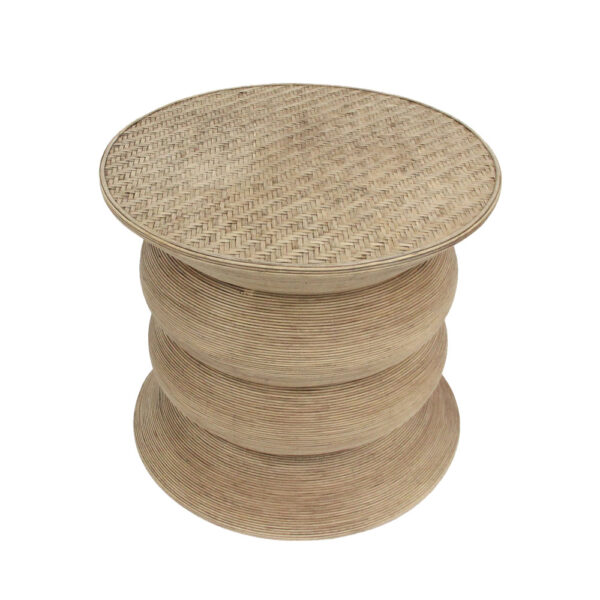 RIBBONS SIDE TABLE ΦΥΣΙΚΟ 59x59x53 04-1166 - Image 2