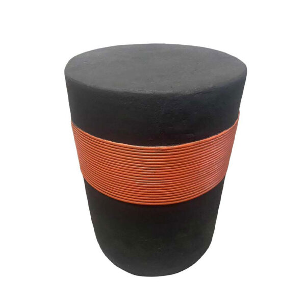 BELT SIDE TABLE ΜΑΥΡΟ ΚΕΡΑΜΙΔΙ 38.5x38.5x52 04-1188 - Image 4