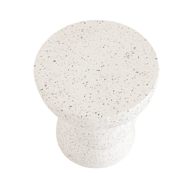ASIMETRON SIDE TABLE TERRAZZO 35x35x46cm 04-1206 - Image 3