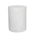 WHEEL SIDE SIDE TABLE TERRAZZO 35x35x47cm 04-1208