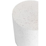 WHEEL SIDE SIDE TABLE TERRAZZO 35x35x47cm 04-1208 - Image 2