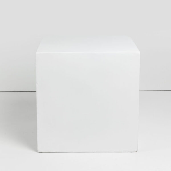 LITHOS SQUARE SIDE TABLE ΛΕΥΚΟ 55.5x55.5x57 04-1231 - Image 2