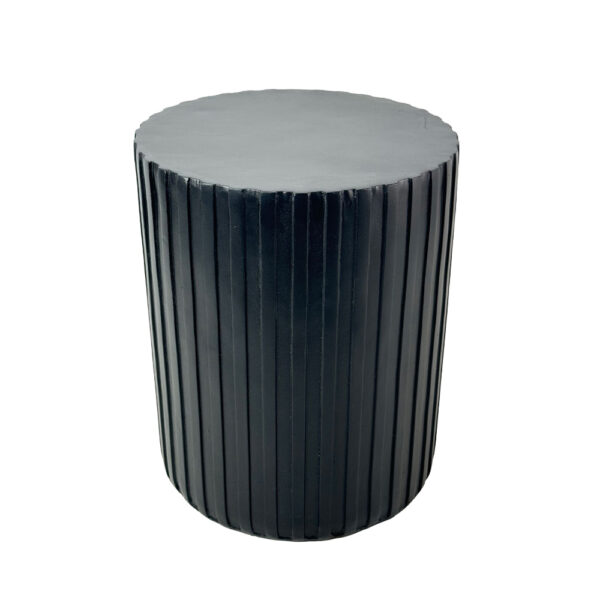 RAIL BLACK SIDE TABLE ΜΑΥΡΟ 40x40x47cm 04-1302 - Image 2