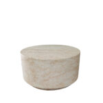 LITHOS ROUND COFFEE TABLE TRAVERTINE 70x70x36cm 04-1304