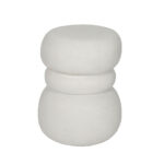 NIVO SIDE TABLE ΑΣΠΡΟ 35x37x47cm 04-1313 - Image 2