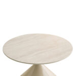 PIETRA COFFEE TABLE SET 2ΤΕΜ CREAM CREAM 70x70x40cm 04-1329 - Image 5
