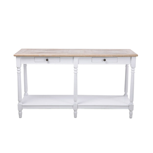 HISTORY ΚΟΝΣΟΛΑ ΛΕΥΚΟ ΦΥΣΙΚΟ 143x48x79 05-0606 - Image 6