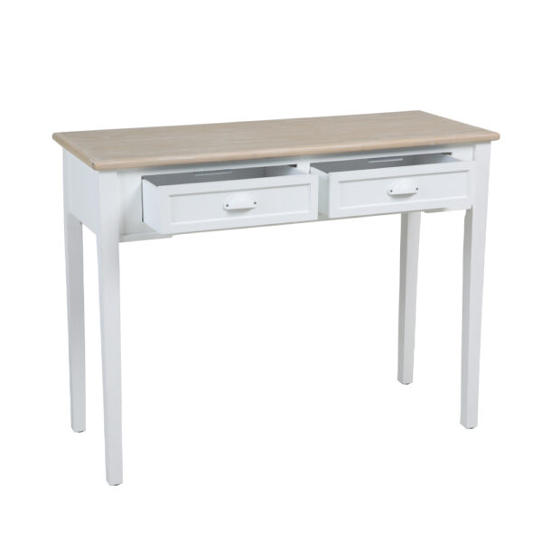 KIMOLOS ΚΟΝΣΟΛΑ 2ΣΥΡΤΑΡΙΑ ΛΕΥΚΟ ΦΥΣΙΚΟ 102x40x78 05-0618 - Image 8