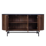 OVAL ΜΠΟΥΦΕΣ 3ΠΟΡΤΕΣ ΚΑΡΥΔΙ 150x45x74 05-0665 - Image 9