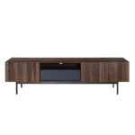 GROOVES TV STAND 3ΠΟΡΤΕΣ 1ΣΥΡΤΑΡΙ ΚΑΡΥΔΙ ΓΚΡΙ 180x40x50cm 05-0668 - Image 3