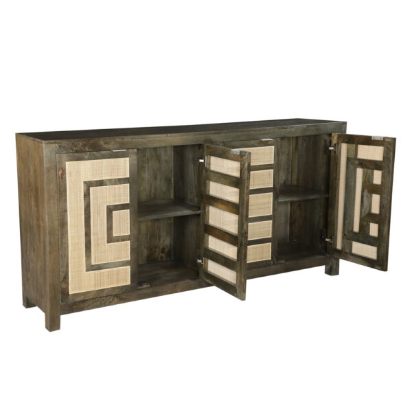 MAIANDROS ΜΠΟΥΦΕΣ ΚΑΦΕ ΣΚΟΥΡΟ ΦΥΣΙΚΟ 200x46x102 05-0761 - Image 7