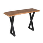 MINGLE ΚΟΝΣΟΛΑ ΚΑΡΥΔΙ ΜΑΥΡΟ 120x40x76 05-0764 - Image 6