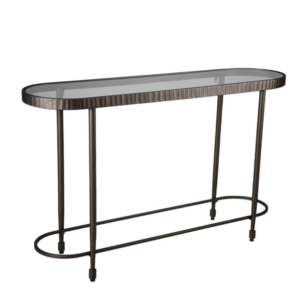 GRANAZ ΚΟΝΣΟΛΑ GUNMETAL 132x36x81 05-0780 - Image 2