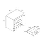 DODO ΚΟΜΟΔΙΝΟ OAK ΣΚΟΥΡΟ 58x39x56 09-0935 - Image 8