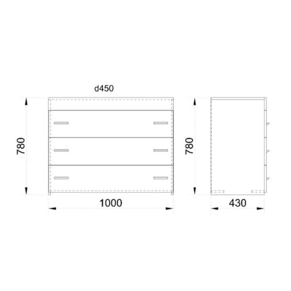 METROPOLIS ΣΥΡΤΑΡΙΕΡΑ 3ΣΥΡΤΑΡΙΑ SONOMA ΣΚΟΥΡΟ ΠΕΤΡΑ 105x45x78 09-1195 - Image 5