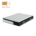 VISCO ALOE VERA ROLL PACK ΣΤΡΩΜΑ 160x200cm ΛΕΥΚΟ ΑΝΘΡΑΚΙ 200x160x31 09-1718 - Image 6