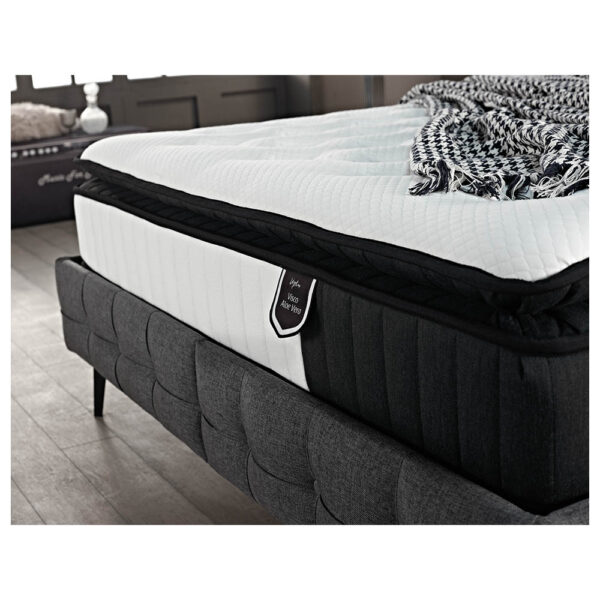 VISCO ALOE VERA ROLL PACK ΣΤΡΩΜΑ 160x200cm ΛΕΥΚΟ ΑΝΘΡΑΚΙ 200x160x31 09-1718 - Image 10