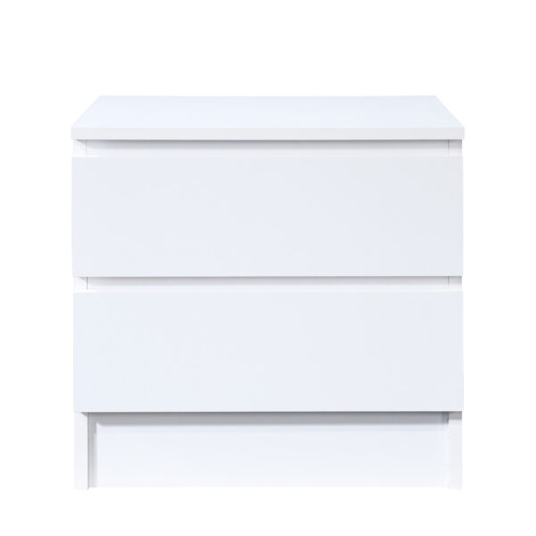 POLO ΚΟΜΟΔΙΝΟ 2ΣΥΡΤΑΡΙΑ ΛΕΥΚΟ 45x35.5x45cm 09-1791 - Image 2